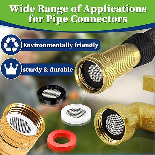 258 Pcs 2-in-1 Spigot Washer & Hose Gasket Kit for Assorted Outdoor Faucet Garden Hose Valve Stem Worn Out Plumber Outside Faucet Bib Shower Gasket Repair Set