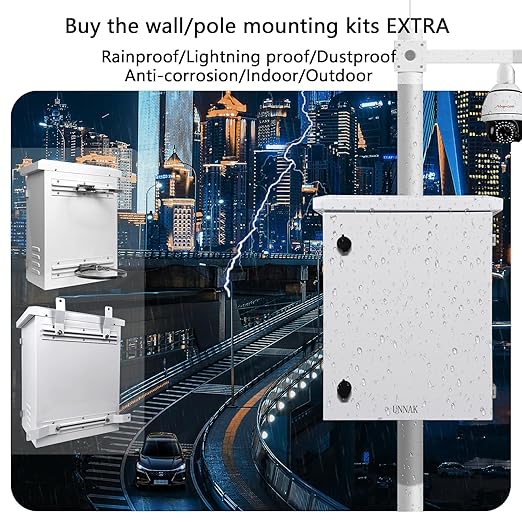 outdoor nema enclosure electrical box - 23.6x19.7x11.8" outdoor weatherproof network enclosure exterior box ventilated enclosure hinged outdoor galvanized electrical Ventilation Design(600*500*300mm)