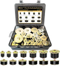 Siptenk 27pcs Expandable Freeze Rubber Plugs Assortment Kit, 13 Sizes Automotive Frost Expansion Plug Fit Hole 3/4" to 2-3/8" (19mm - 60mm)