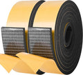 Self Adhesive Foam Tape Weatherstrip 2in x 1/4in x 13Ft High Density Foam Insulation Strips Foam Seal Weather Stripping with Strong Adhesive for Door and Window Sound Isolation Soundproofing