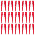 30 Pcs Wood Anchor, Stripped Screw Hole Repair Kit for Wood, Door Hinge Screw Hole Repair Fits Screws Sizes #2 to #16, Red