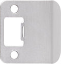 Round Corner Extended Lip Strike, 2-1/4" x 1-3/4", (2-1/4" Overall Length), Satin Chrome by Stone Harbor Hardware