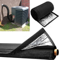 3 Layers HVAC Copper Pipe Insulation Cover 600D Oxford Cloth 72x10.2 Inch Air Conditioner Line Insulation, AC Pipe Insulation Wrap for Outside AC Pipe Sleeve for Outdoor Use