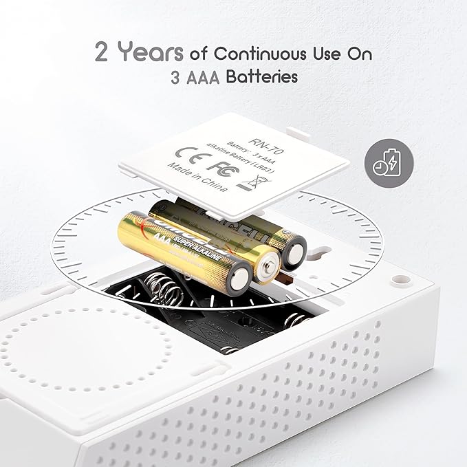 INKBIRD Radon Detector for Home | Radon Tester with Short & Long Term Monitoring | 3 AAA Battery Operated | USA Version Pci/L