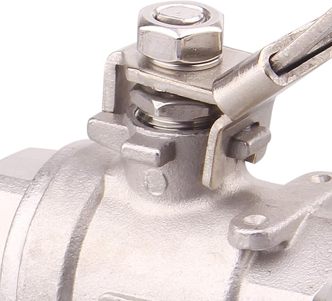 DERNORD Stainless Steel 304 Ball Valve, Full Port Heavy Duty for WOG with Locking Device (3/4" NPT)