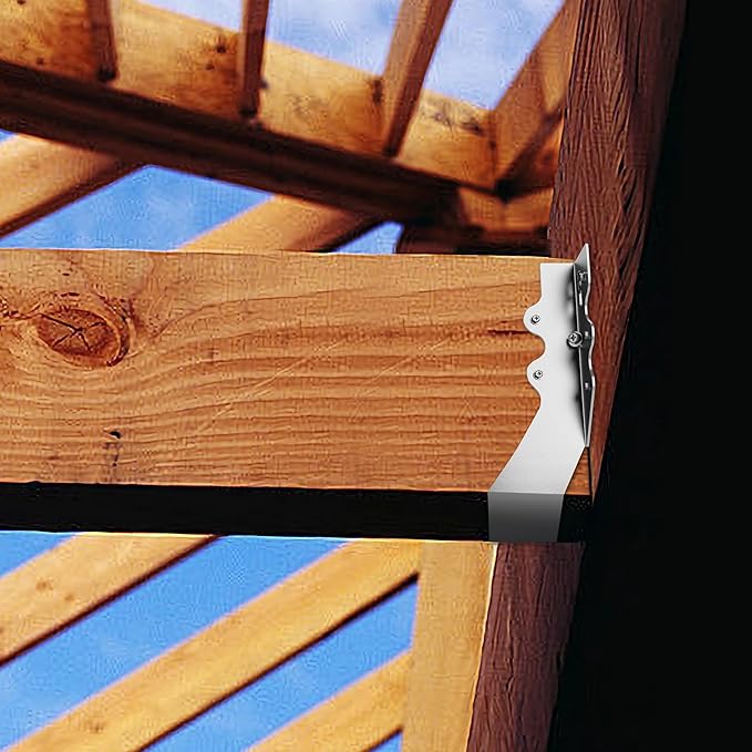 2X6 Joist Hanger 20 Gauge LU26 Galvanizing Face Mount Joist Hangers for Wood Hurricane Ties Widely Applicable Rafter Ties - 25 pk