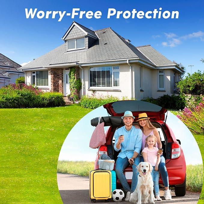 Water Leak Detector for Home, Water Alarm Leak Detector with Automatic Shutoff, Includes Leak Sensor and Water Valve, for 3/4-Inch Diameter Pipe, Protect Your Home from Water Damage