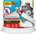 Shower Threshold Water Dam Barrier 45" - White Collapsible Shower Water Blocker - Guard for Walk in Shower - Water Guard Stopper for Floor - Shower Door Water Blocker by Hippo Dam