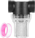 uxcell Pressure Washer Filter 1" NPT Female Thread, Inline Mesh Strainer Attachment, Stainless Steel Screen with Sealant Tape for Outdoor Gardening Inlet Water (Size:40 Mesh)