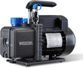 3.5CFM Vacuum Pump for HVAC, 1/4HP 110V Single Stage Air Conditioning Vacuum Pump for R12 R22 R134a R410a R502 System with Oil