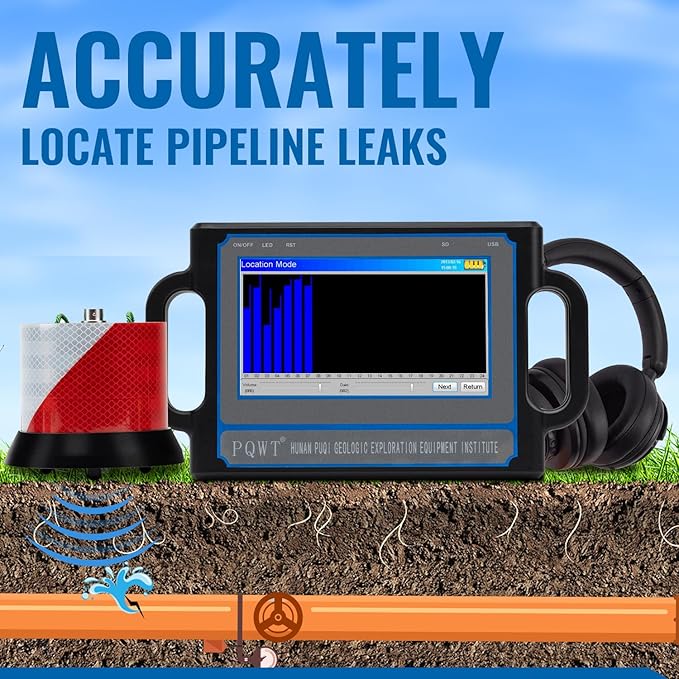 Electronic Testing Equipment for 2m Underground Pipe Locator Water Leakage Detection
