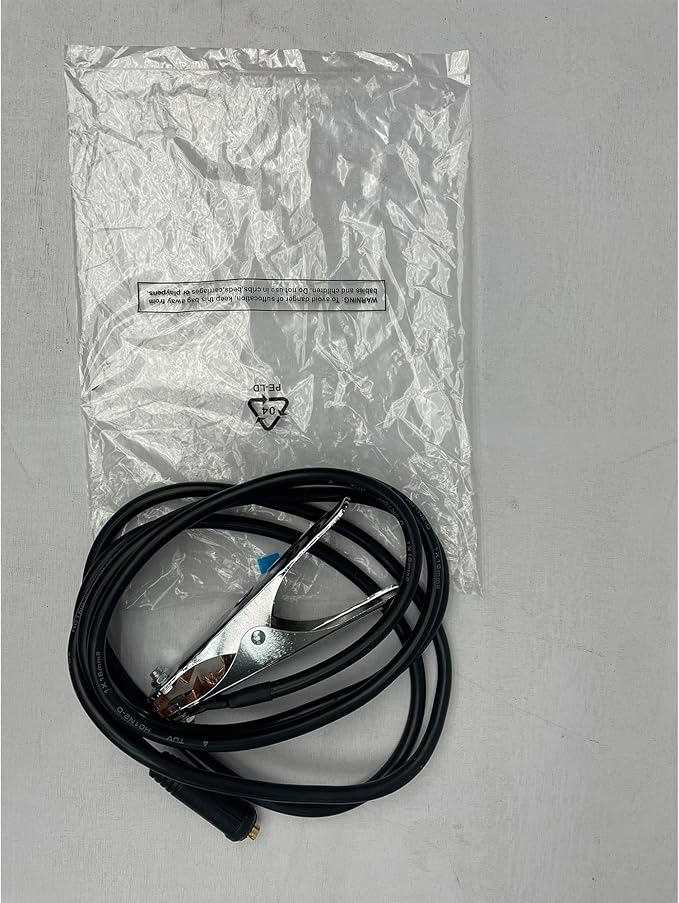 200A Welding Electrode Holder with 3m Cable Assembled Welder Ground Earth Clamp for ARC ZX7 MMA (clamp(200A) with calbe(3M))