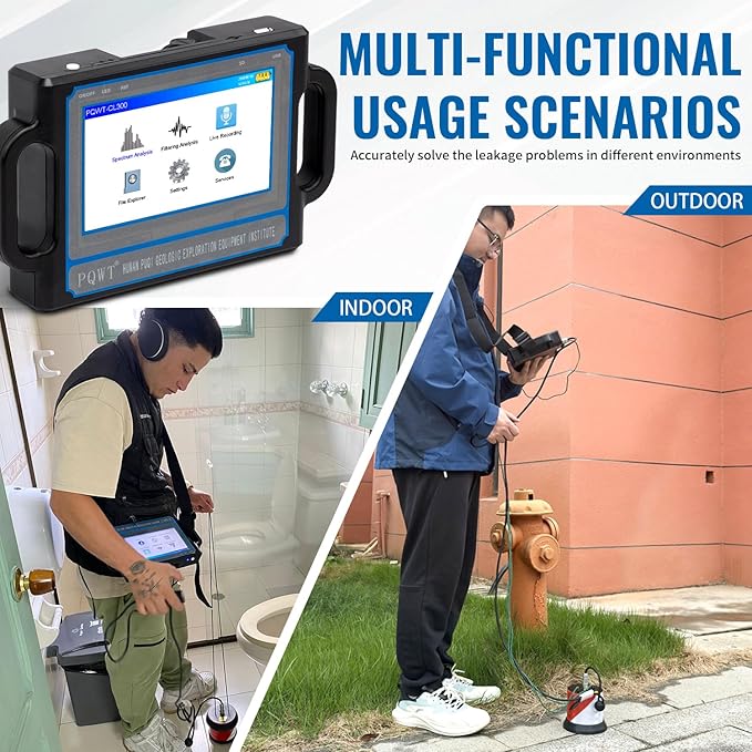 Electronic Testing Equipment for 2m Underground Pipe Locator Water Leakage Detection