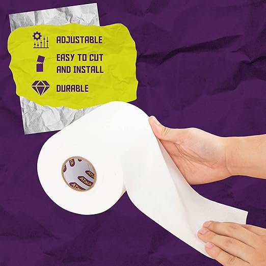 ATack Fiberglass Waterproofing Anti-Fracture Membrane Fabric Sheet, 6 Inches x 75 Feet, Water Barrier Mesh Tape for Shower Walls and Tiles