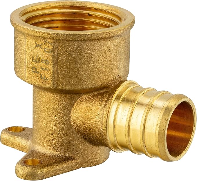 (Pack of 5) EFIELD Pex 3/4 Inch x 3/4 Inch Female NPT Drop-ear Elbow Crimp Fittings, ASTM F1807,(PEX1807169-5PCS)