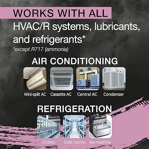 Extreme Ultra A/C Leak Stop Direct Easy Inject Solution for HVAC&R Systems up to 6 Tons with 5/16 SAE Charging Port (R32 & R410a) | Reusable, Refillable, US Patented - 0.2 fl oz (6 mL)