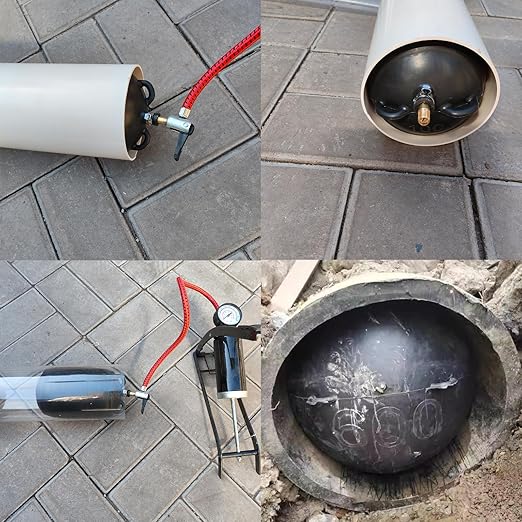 Inflatable Pipe Plug,Test Plug Plumbing,Sewer Test Plug,Inflatable Pipe Plug Balloon Plug,Pipe Test Plug,Plumbing Balloon Plug (2 inch)