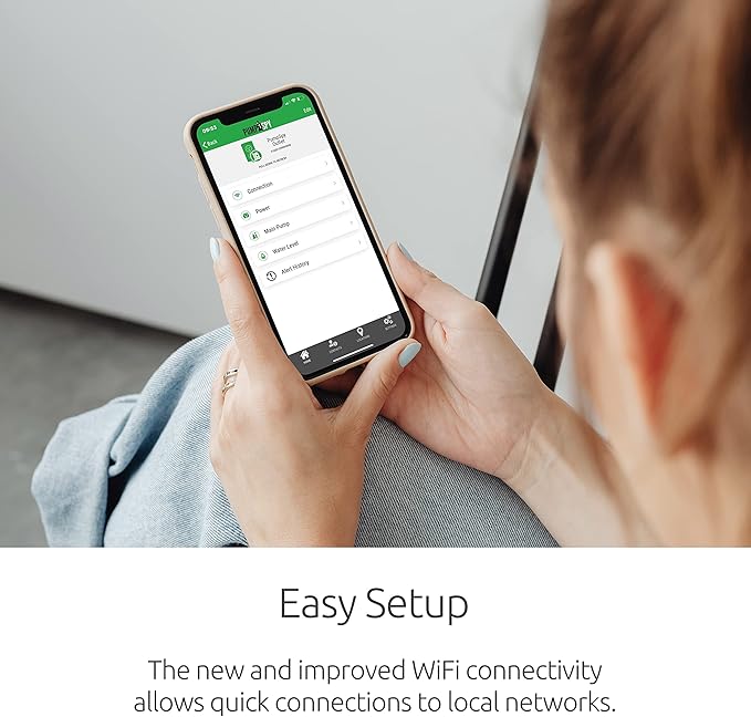 PumpSpy WiFi Sump Pump Smart Outlet 2.0 with Internet Monitoring & Alerts, WiFi Sump Pump Monitor that Connects to 24/7 Remote Monitoring Service, PumpSpy App Available on iOS and Android Devices