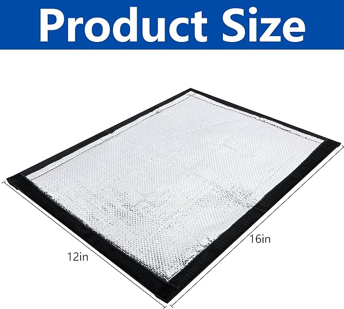 3 Layers Outdoor Pipe Cotton Insulating Tube, 16 x 12 Inch 600D Water Pipe Insulation Wrap, Universal Winter Pipes Insulation Sleeve for Freeze Protection