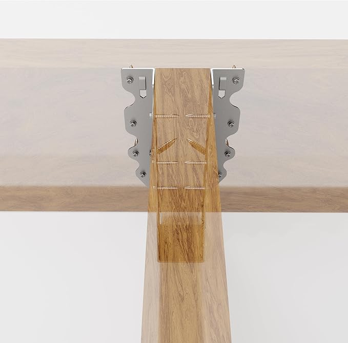 2X8 Joist Hanger 20 Gauge LU28 Galvanizing Face Mount Joist Hangers for Wood Hurricane Ties Widely Applicable Rafter Ties - 25 pk