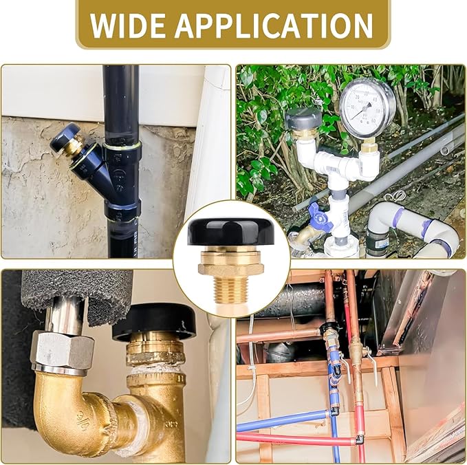 NBPLUS Vacuum Relief Valve 1/2 Inch, Low Profile Vac Breaker Valve Compatible with Watts LFN36-M1 Water and Heater Tanks, Brass Leak Proof