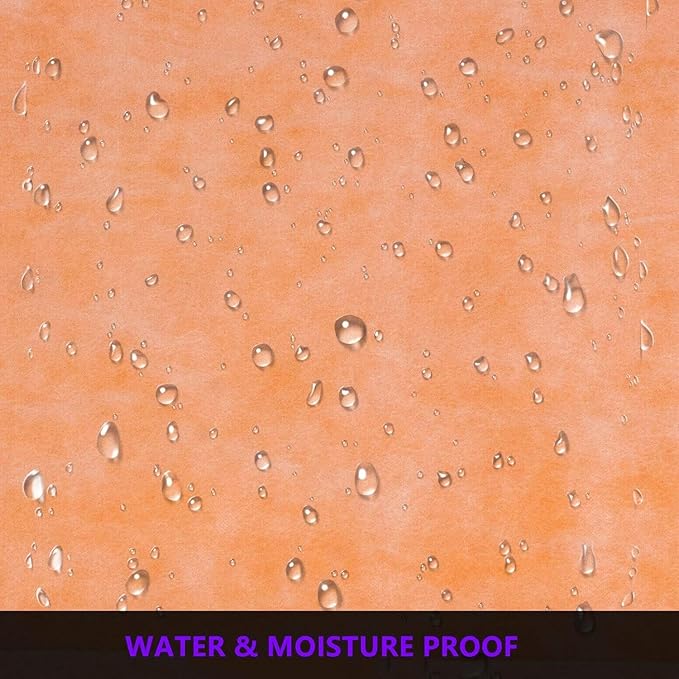 Waterproof Membrane for Shower 3.3 ft x 98.5 ft / 323 Square Feet Waterproofing Membrane 20mil Thickness Tile Underlayment Waterproof for Sauna Bathroom Walls 323 sqft Polyethylene Fabric Roll