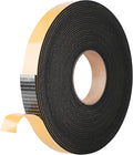 Self Adhesive Foam Tape Weatherstrip 1in x 1/8in x 40Ft High Density Foam Insulation Strips Foam Seal Weather Stripping with Strong Adhesive for Door and Window Sound Isolation Soundproofing