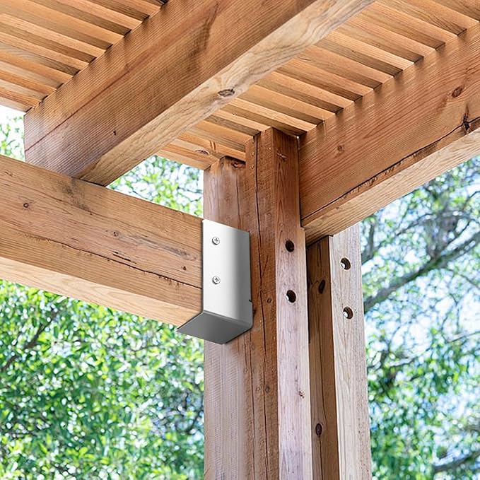 Concealed Joist Hanger,2" x 4"Outdoor Concealed-Flange Hanger,Concealed Face Mount Joist Bracket for 2"x4" Beam ,Swing,Fence (Galvanizing 12 PCS)