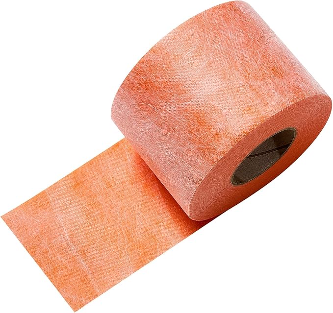 VEVOR Waterproof Membrane for Shower, 0.42 x 98.5 ft 41 sq.ft Waterproofing Tile Membrane, 20 mil Thick Polyethylene Fabric Roll, Easy to Cut for Bathroom, Kitchen, Sauna, Corners, Niches, Tile Joints