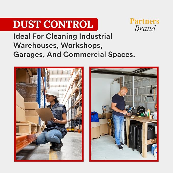 Partners Brand Gritless Floor Sweeping Compound - 50 LB. Bag | Commercial Grade, Sand-free Formula for Use on Finished Floors & Dust Control