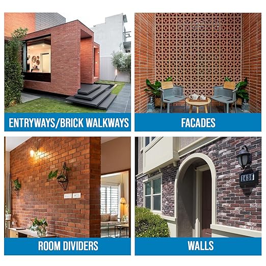 Rain Guard Water Sealers SP-3001 Brick Sealer Concentrate Makes 1 Gallon - Clear Natural Finish - Deep Penetrating Water Repellent Protection for All Brick Surfaces - Water-Based Silane/Siloxane