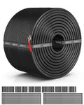 NAOEVO 14 Gauge Wire 2 Conductor Electrical Wire, 14 AWG Stranded PVC Cord, 12V Low Voltage/Tinned Copper/Flexible Cable for Automotive Wiring, Lamp Cord, Marine Cable (100FT)