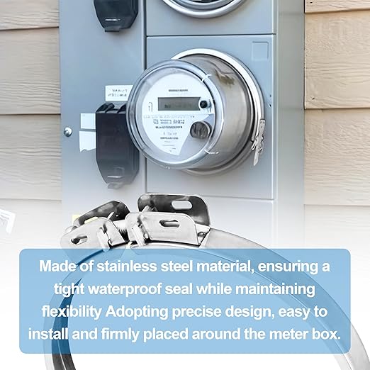 Stainless Steel Meter Sealing Ring for Meter Electrical Meter Sockets Accessory，LRING Load Center Sealing Ring