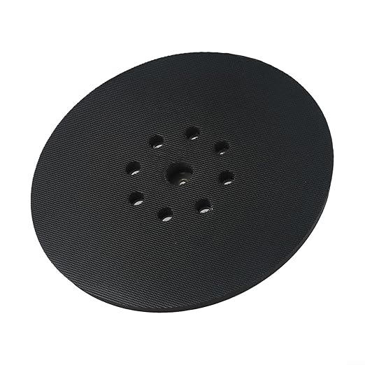 Drywall Sander Backing Pad 9 Inch Sanding Disc Support Plate with 8 Holes Hook&Loop Grinding Polishing Sanding Disc Foam Cushioned Base Mount for Dustless Sanding System Attachment(Hard Spong)