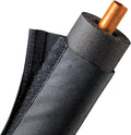 Electriduct 1.5 Inch HVAC Protective Sleeve Wrap Around Existing Foam Insulation UV Weather Resistant Outdoor Pipe Protection Cover for Heat Pump A/C Air Conditioning Copper Line Sets - 25 Feet
