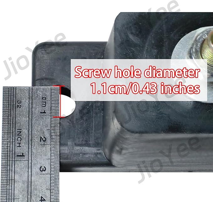 Air Conditioner Bracket Anti Vibration shock absorber, Compressor Foot Mount Vibration Isolator, for Mini Split Air Conditioners Condensers Shock Absorbing Rubber Mounting Bracket (4 pack)