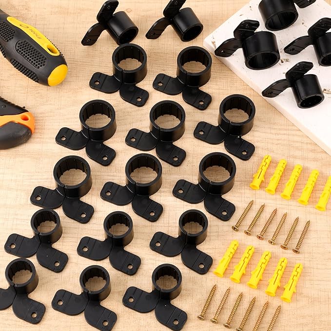 50 Pack 3/4 Inch Suspension Pipe Clamp Pex Clamps Conduit Clamp with Screws for Pex Copper CPVC Tubing Supports Butterfly Style