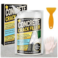 Concrete Crack Filler, 3.3 LB High Elasticity Cement Crack Filler, Gray Self Leveling Concrete Hole Repair, Flexible Flooring Cement Sealant for Driveway, Walkway, Foundation, Patio, Joint,Outdoor