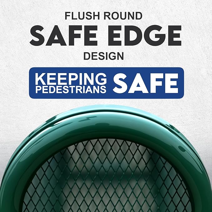 Steel Protection Backflow Preventer Security Cage for Outside - Extra-Small - Green - Guardian Enclosures - Cage Dimensions, Internal 11 1/8″ W x 20″ H x 16″ L, External 13 3/8″ W x 20″ H x 20 3/8″ L