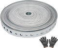 Galvanized Metal Pipe Strap 3/4-Inch x 100-Feet 24-Gauge for Pipe Support Hanging and Flexible Trimming with Holes