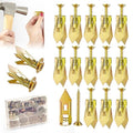 80pcs Self Drilling Drywall Anchors with Screws kit, Upgraded Zinc Self Drilling Anchor & Screw Kit for Drywall, Easy Installation, No Drilling or Punching Holes Required