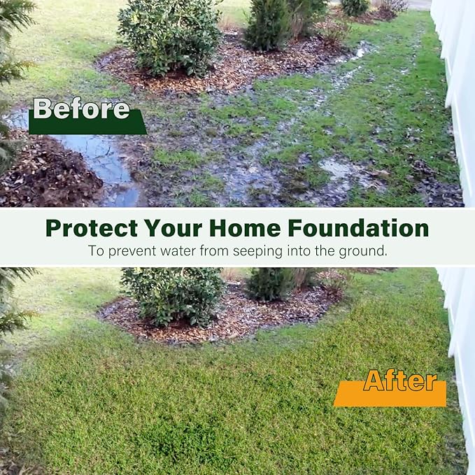 4 in. Green Angled Drainage Grate Yard Drain, Yard Drain Emitter for Sump Pump Discharge & Downspout Extensions, Protect Home Foundation & Reduce Stagnant Water, Compatible with 4-Inch Connections