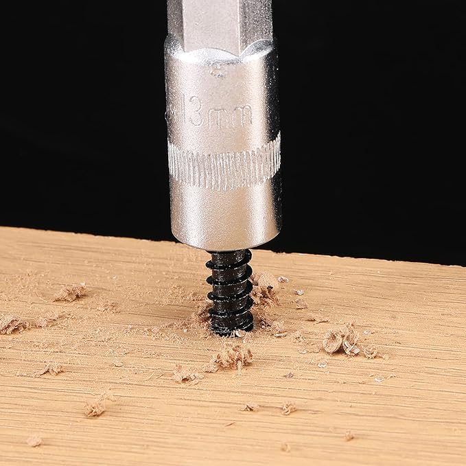 1/2" x 5" Hex Head Lag Screws Bolts 20Pcs 304 Stainless Steel 18-8, Partial Thread, Hexagon Head Wood Screws by Black Oxide by SG TZH