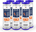 Aquaboon 5 Micron 10x2.5 Whole House Pleated Sediment Filter Cartridge for Well Water Filter Replacement Compatible with WFPFC3002, WHKF-WHPL, 6-Pack