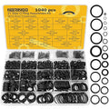 1040 PCS 21 Size O Ring Assortment Kit, Industrial-Grade Nitrile Rubber O-Rings for Automotive Repairs, Kitchen Faucets, Pressure Washers and Assorted Plumbing - Durable & Oil Resistant