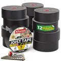 XFasten Butyl Joist Tape for Decking, 2 Inch x 50 Feet (12-Pack, 600ft) – Waterproof and Anti-Corrosion Deck Flashing Tape for Joists, Weatherproof Butyl Sealant for Deck Protection and Longevity