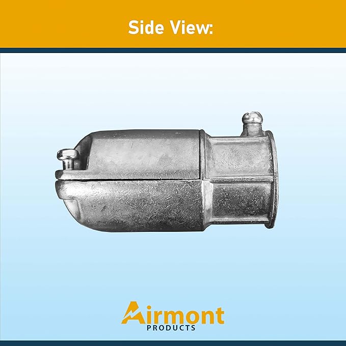 AP-10823 EMT to EMT Conduit Inside Pulling Elbow, 1 inch, Right Angle Conduit Bend Connector, Combo Head Set Screw, Zinc Die Cast, Pulling Elbow