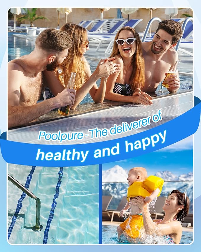 POOLPURE PAP200 Pool Filter Replaces Pentair Clean and Clear 200, CC200, Unicel C-9419, Ultral-C5, PP-C5, Filbur FC-0688, R173217, 59054400, Aladdin 29902, Baleen AK-8005, 200 sq.ft Cartridge, 1 Pack