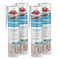 Kraken Bond Black Silicone Sealant Waterproof%100-10 fl oz Cartridge, RTV Silicone Caulk Bathroom and Kitchen, All Purpose, Window Caulking Sealant Outdoor, RV, Exterior Use Silicon - 4 Pack