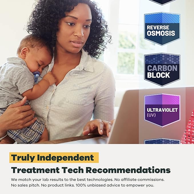 Tap Score Radon in Water Test Kit | Well or City | Full Report | EPA Certified Drinking Water Labs | #1 Best Home Water Test 2021-24 NYT Wirecutter | 100% Unbiased
